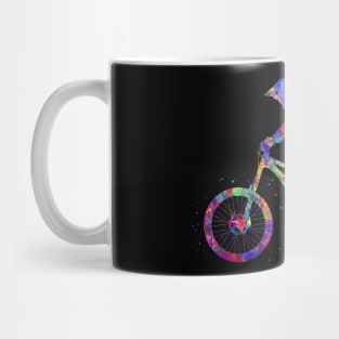 Downhill mountain bike jump Mug